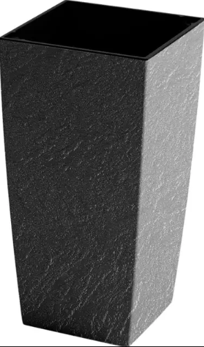 Цветник Plastkon ELIOT Stone 30x58 см антрацит (A-011387) - Фото 1 Цветник Plastkon ELIOT Stone 30x58 см антрацит (A-011387) - изображение 1
