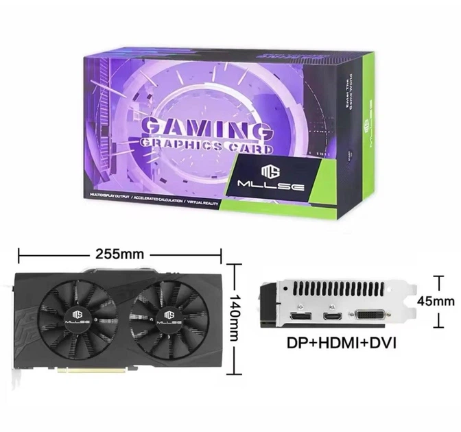 Відеокарта MLLSE AMD Radeon RX580 8GB 256BIT 2048SP BLACK - зображення 5