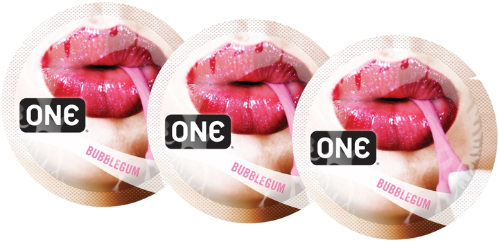 Презервативы One Flavor Waves Bubblegum Фиолетовые 3 шт (ROZ6400230334 ...