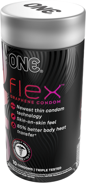 Презервативы One Flex Графеновые ультратонкие 10 шт (ROZ6501052023) - изображение 4