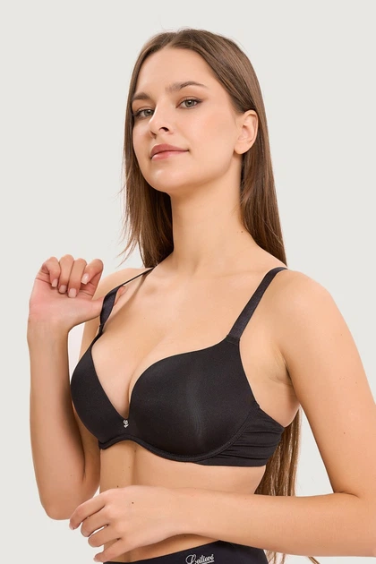 Бюстгальтер push-up двойной Leilieve 65C Чёрный (Nero) (95371) - изображение 4