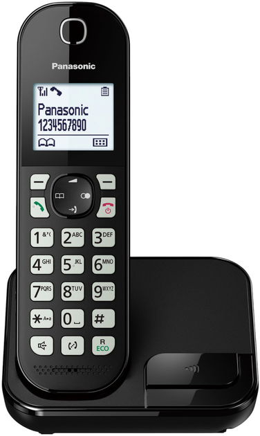 Telefon IP Panasonic KX-TGC450GB Black - obraz 1