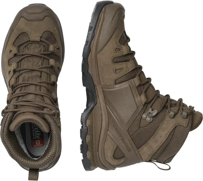 Черевики з Gore-Tex Salomon QUEST 4D GTX Forces 2 EN 40.5 (7 UK) (25.5 см) Earth - зображення 1