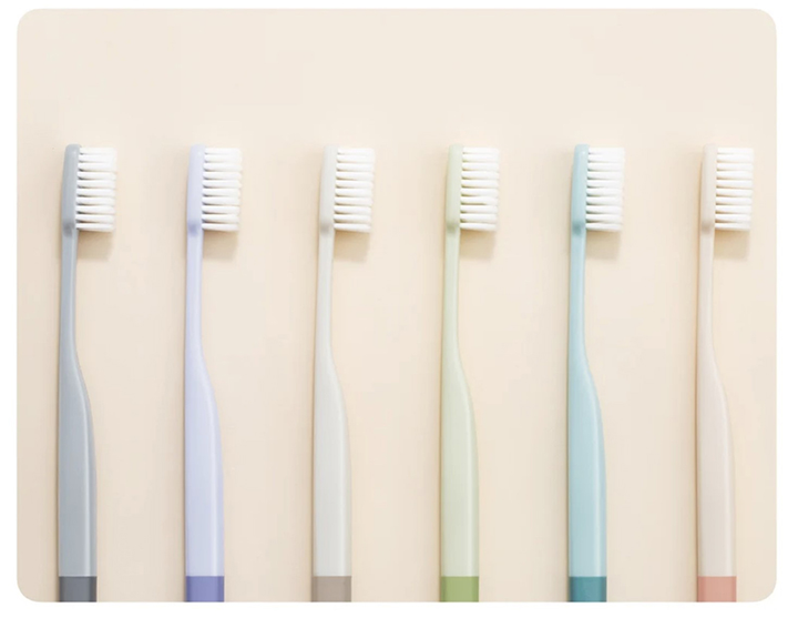 Набір зубних щіток Xiaomi Everyday Elements Set of Antibacterial Toothbrushes 6pcs - зображення 5