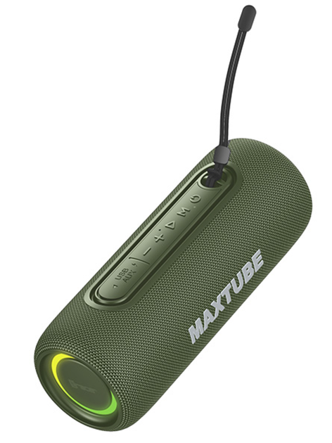Портативна колонка Tracer MaxTube TWS Green 20W (TRAGLO47359) - зображення 5