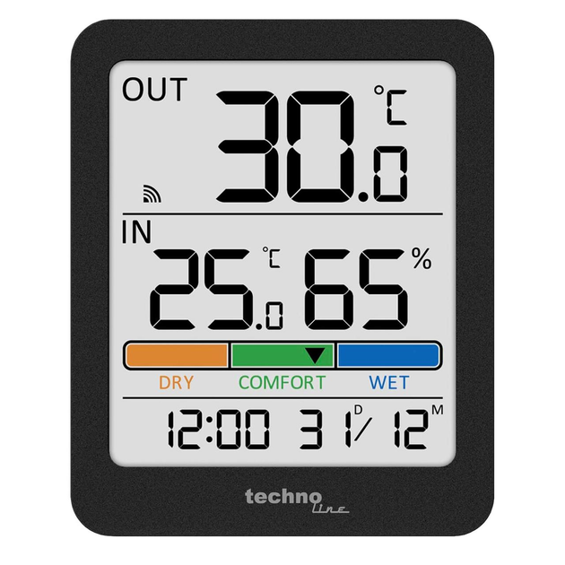 Термогигрометр Technoline WS9488 Anthracite (WS9488) - изображение 2