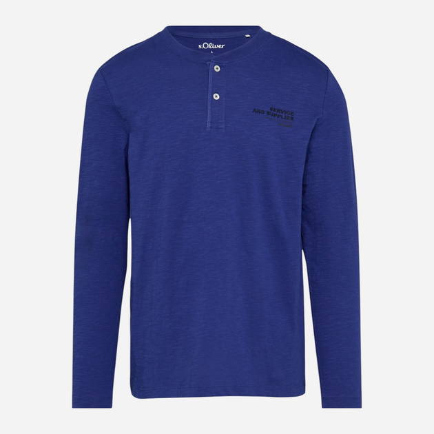 Longsleeve męski s.Oliver 10.3.11.12.130.2156929-5612 3XL Granatowy (4099976682460) - obraz 4