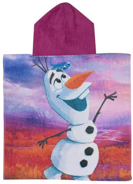 Ręcznik-poncho kąpielowy Disney Frozen 55 x 100 cm Różowy (8435631344827) - obraz 3