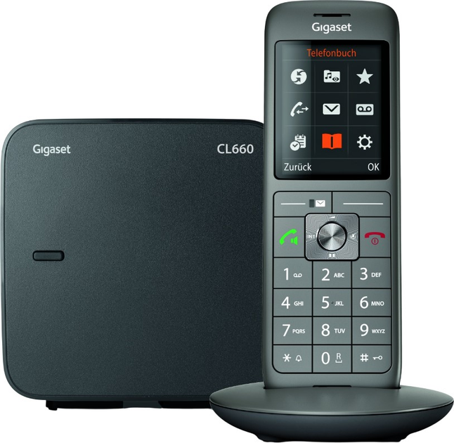 Telefon stacjonarny Gigaset CL660 (S30852-H2804-C101) - obraz 1