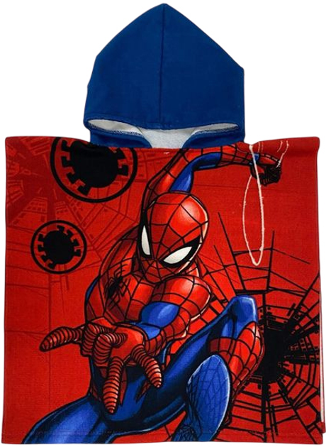 Ręcznik-poncho Marvel Spiderman Mikrofibra 50 x 100 cm (8435631340577) - obraz 1