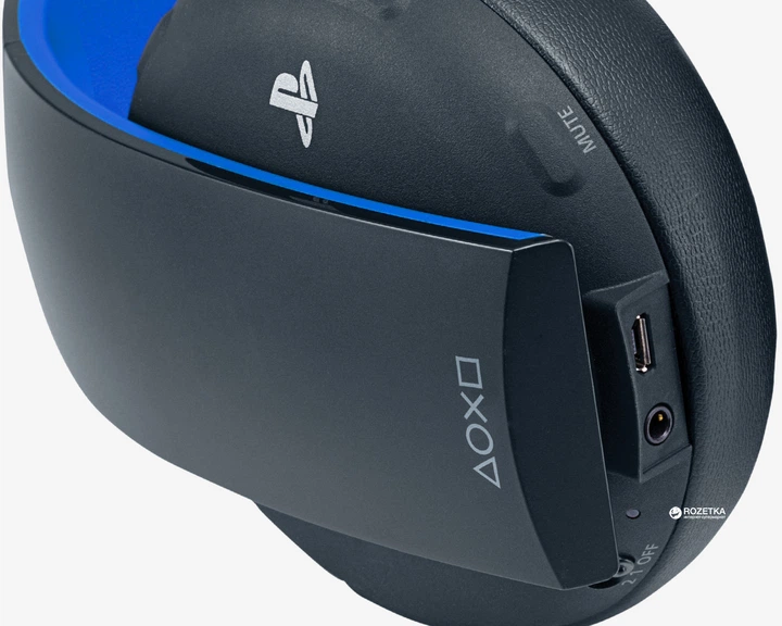 プレステ4 Навушники Sony PS4 Wireless Stereo Headset 2.0 Black/Blue
