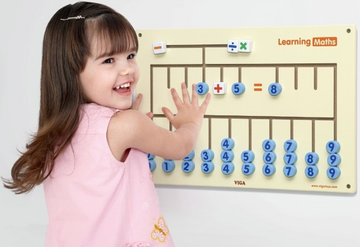 Tablica manipulacyjna do nauki liczenia Viga Montessori  (6934510506759) - obraz 3