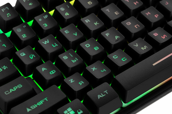 Клавиатура проводная 2E Gaming 2E-KG355UBK LED USB мембранная - изображение 4