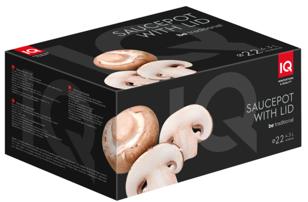 Кастрюля IQ Be Traditional 4.3 л (IQ-2046-22) - изображение 5