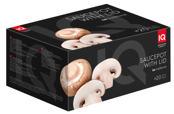 Кастрюля IQ Be Traditional 3.3 л (IQ-2046-20) - Фото 5 Кастрюля IQ Be Traditional 3.3 л (IQ-2046-20) - изображение 5