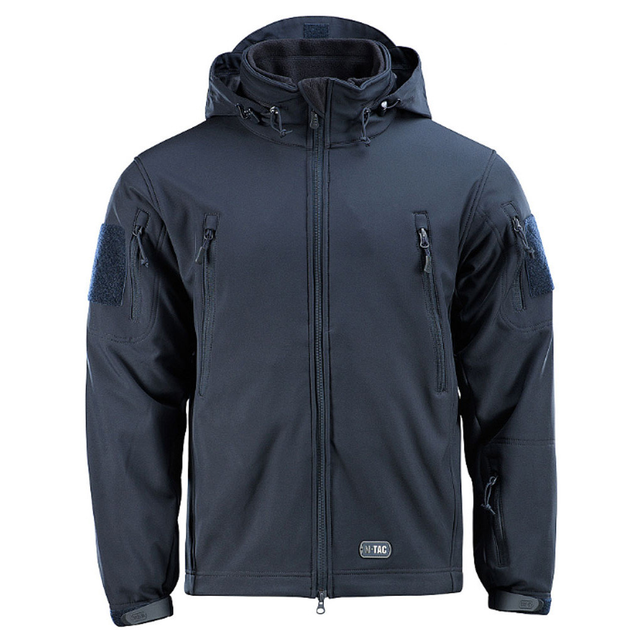 Куртка M-Tac Soft Shell з підстібкою Dark Navy Blue L - изображение 1