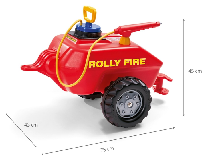 Цистерна для трактора Rolly Toys Пожежна бригада 5 L (4006485122967) - зображення 5