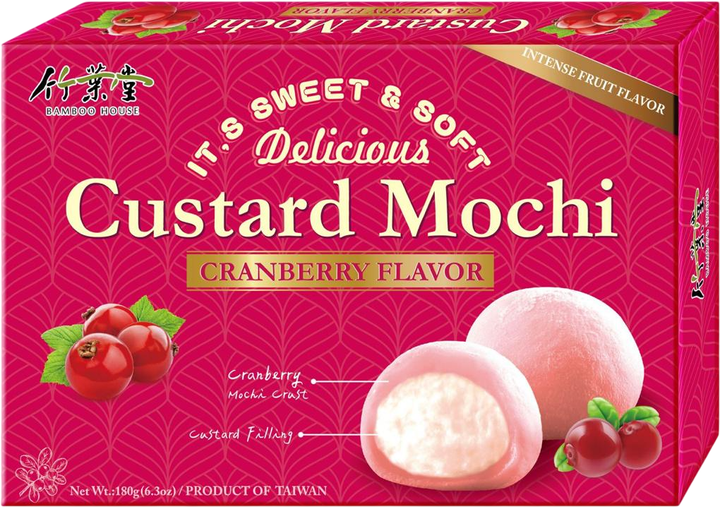 Рисовый десерт Bamboo House Gustard Mochi с кремом со вкусом
