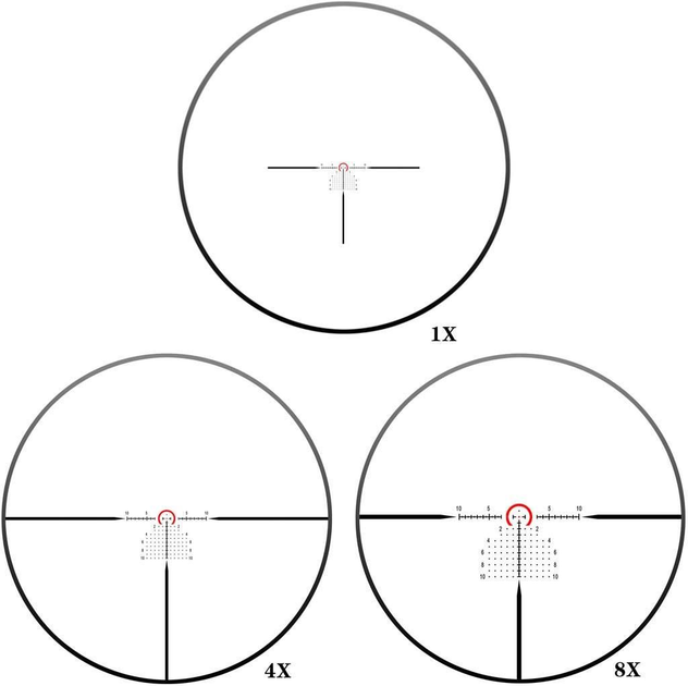 Приціл Discovery Optics ED-AR 1-8x24 SFIR FFP (34 мм, підсвічування) - зображення 2