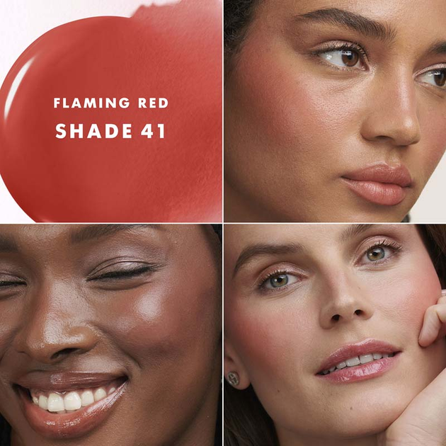 Жидкие румяна-тинт Giorgio Armani Luminous Silk Cheek Tint Blush 41 Flamming Red 12ml - изображение 4