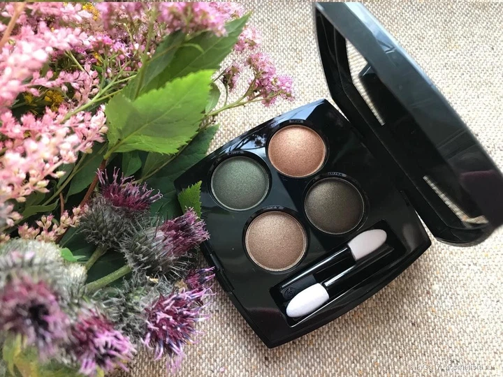 Тени для век Chanel Les 4 Ombres 318 Blurry Green 2g – купить