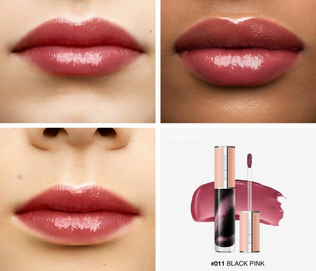 Блеск для губ Givenchy Rose Perfecto Liquid Lip Balm 011 Black Pink 6ml - Фото 4 Блеск для губ Givenchy Rose Perfecto Liquid Lip Balm 011 Black Pink 6ml - изображение 4
