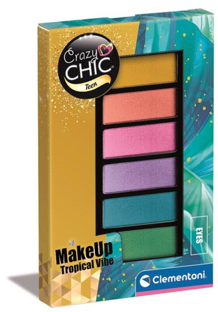 Zestaw kosmetyków dla dzieci Clementoni Teen Eyeshadow Tropical Vide (8005125188376) - obraz 1