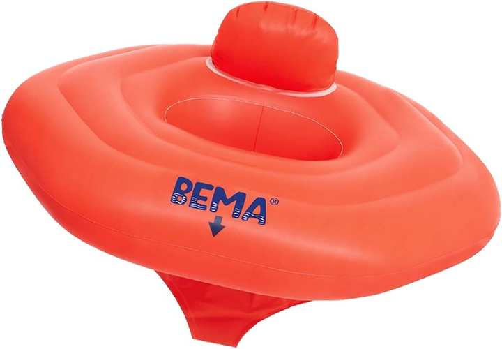 Дитяче плавальне коло Bema Baby Float 72 x 70 см Помаранчевий (4008332180052) - зображення 1