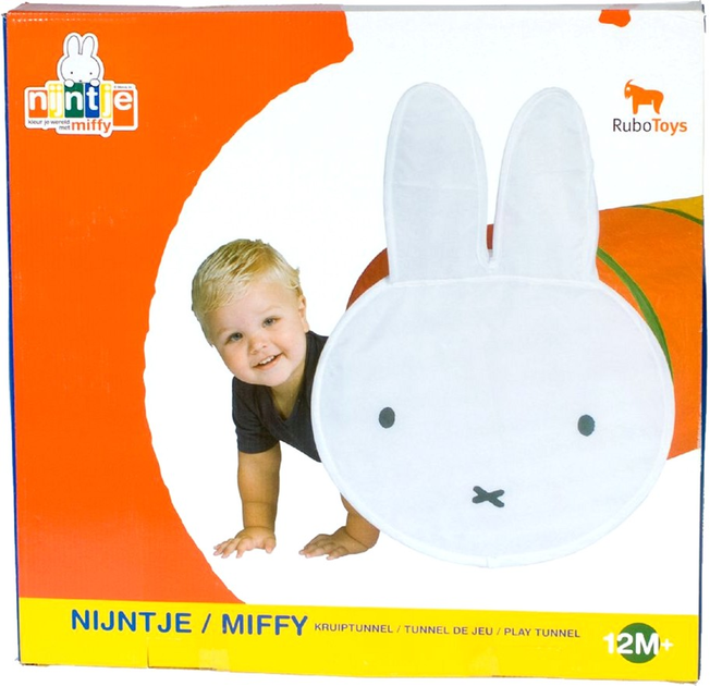 Ігровий тунель Rubo Toys Miffy для повзання (8712051041001) - зображення 1