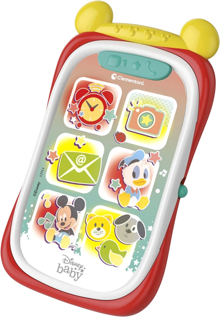 Zabawka interaktywna Clementoni Baby Disney Mickey Smartfon (8005125177110) - obraz 1