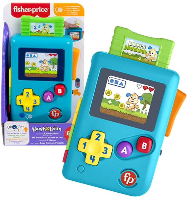 Zabawka interaktywna Fisher-Price Moja Pierwsza Konsola Do Gier (194735225835) - obraz 1