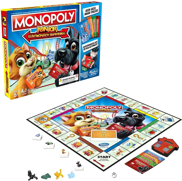 Gra planszowa Hasbro Monopol Junior Electronic Banking (5010993466238) - obraz 1