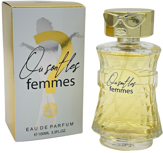 Woda perfumowana damska Real Time Ou Sont Les Femmes 100 ml (8715658361466) - obraz 1