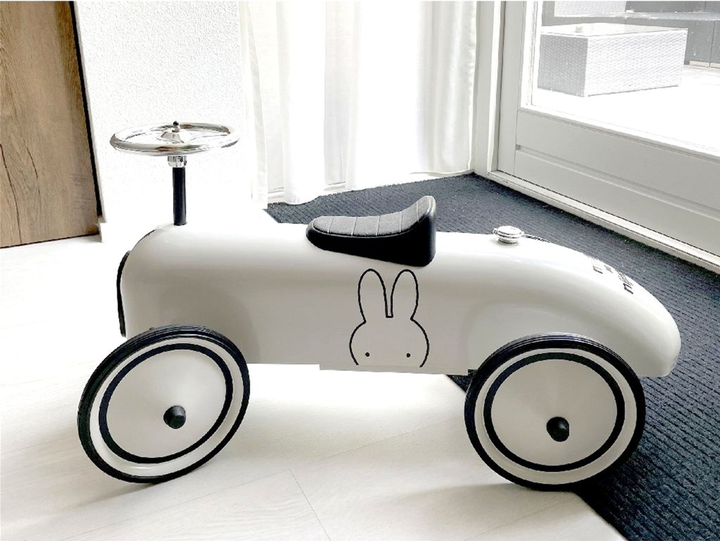 Jeździk Rubo Toys Nijntje Miffy Rétro Marcheur Biało-czarny (8712051122540) - obraz 6