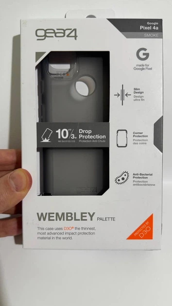 Чехол силиконовый противоударный ZAGG GEAR4 Wembley Palette для Google Pixel 4a (5.8") Smoke - Фото 2 Чехол силиконовый противоударный ZAGG GEAR4 Wembley Palette для Google Pixel 4a (5.8") Smoke - изображение 2