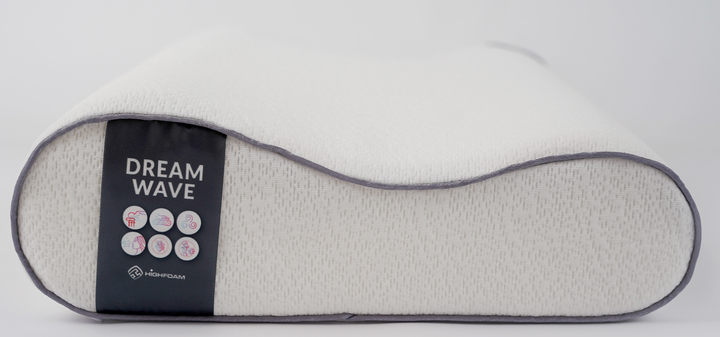 Подушка ортопедична Highfoam Dreamwave з пам'ятю 58х40х10.5 см (4823072703091) - зображення 10