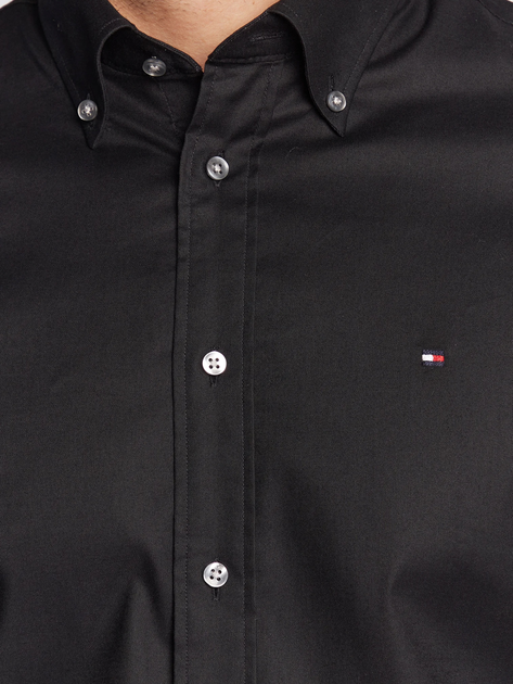 Koszula męska slim fit Tommy Hilfiger MW0MW29969-BDS 42 Czarna (8720642076929) - obraz 5