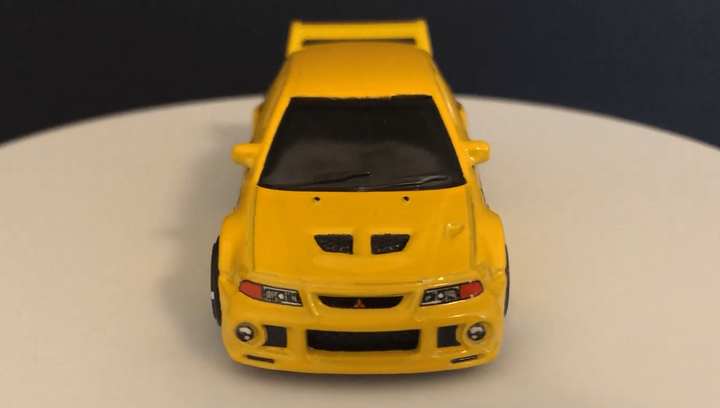 Тематическая Машинка Hot Wheels Mitsubishi Mitsubishi Lancer Evolution VI '90s Street Scene 1:64 JCB58 GDG44 Yellow - изображение 5