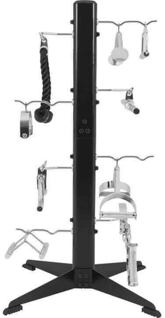 Stojak na uchwyty do wyciągu Gorilla Sports 124 cm (4260438730245) - obraz 3