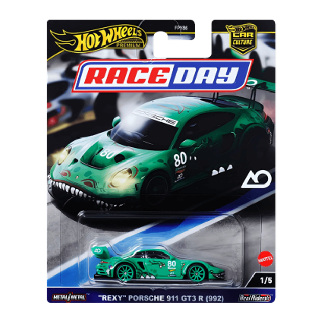 Hotwheels Porsche 911 GT3 R 992 rexy 10台 Машинка Premium Hot Wheels 