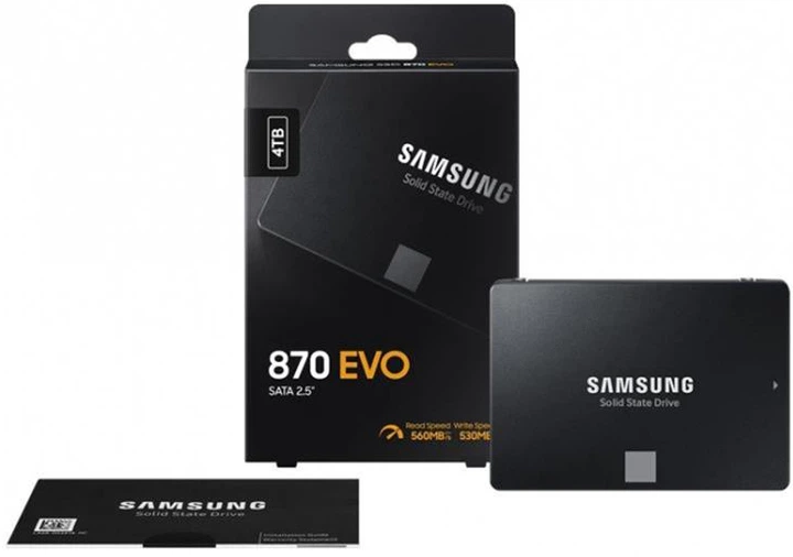 内蔵型SSD Samsung 870 EVO 4TB SSD SSD диск Samsung 870 EVO 4TB 2.5