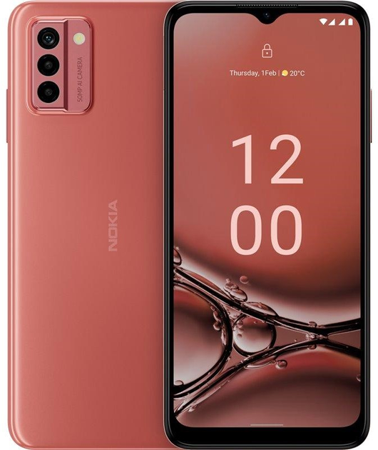 Smartfon Nokia G22 4/64GB Peach (6438409091529) - obraz 1