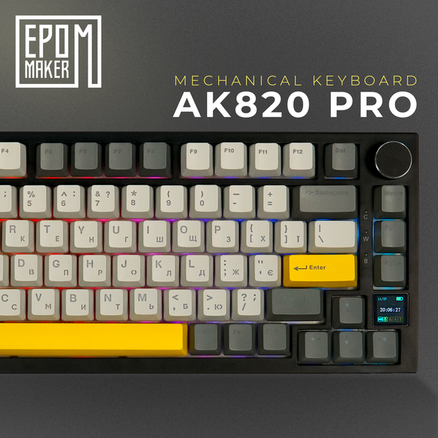 Клавиатура механическая беспроводная EPOMAKER Ajazz AK820