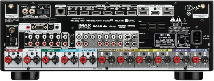 Odbiornik AV Denon AVC-X3800H 9.4-Ch Black (AVCX3800HBKE2) - obraz 3