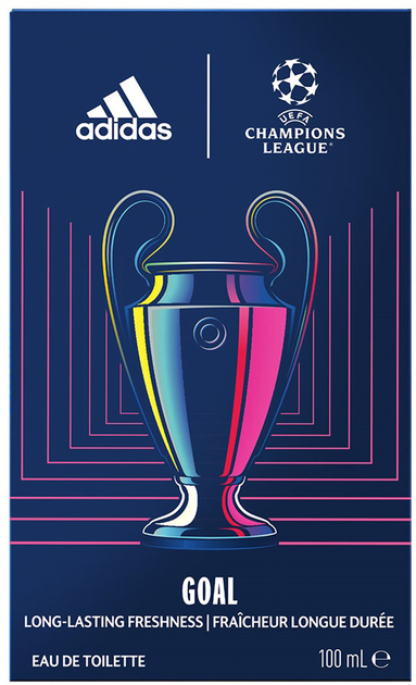 Туалетна вода для чоловіків Adidas Uefa Champions League Goal 100 мл (3616305265784) - зображення 3