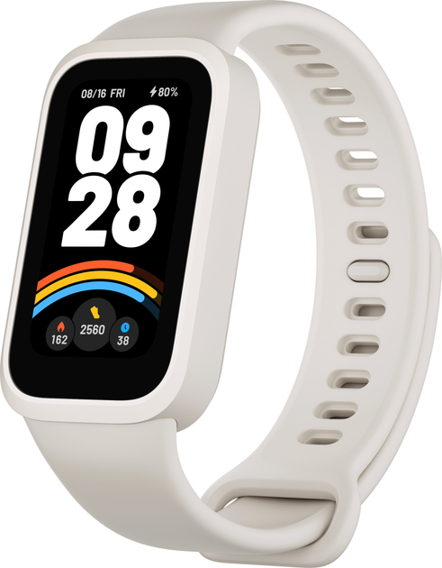 Smartband Xiaomi Smart Band 9 Active Beige White (BHR9441GL) - obraz 3