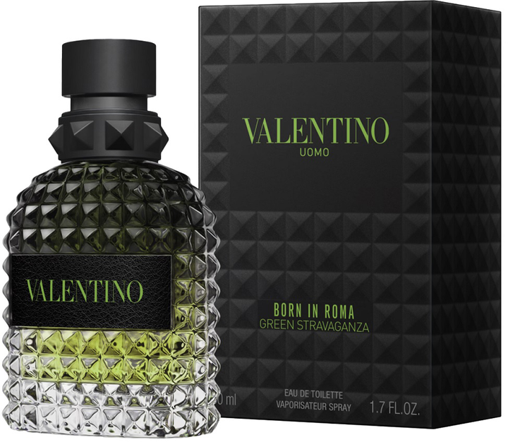 Woda toaletowa męska Valentino Uomo Born in Roma Green Stravaganza 50 ml (3614274024784) - obraz 3