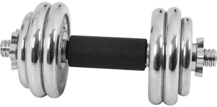 Uchwyty na hantle Gorilla Sports 2 szt Black (4260438731846) - obraz 3
