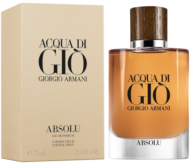 Woda perfumowana męska Giorgio Armani Acqua di Gio Absolu 75 ml (3614271992901) - obraz 2