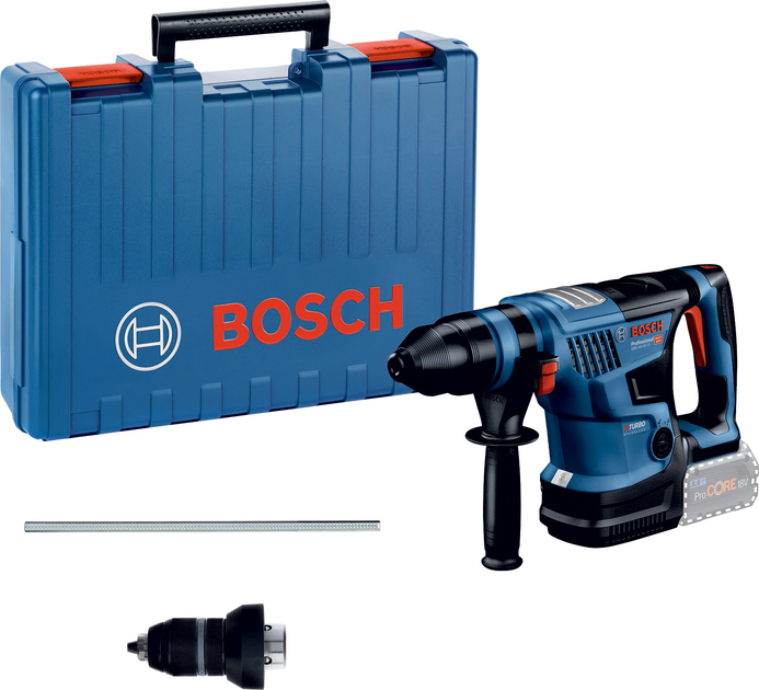 Перфоратор аккумуляторный бесщеточный Bosch GBH 18V-34 CF (0611914021) - изображение 1